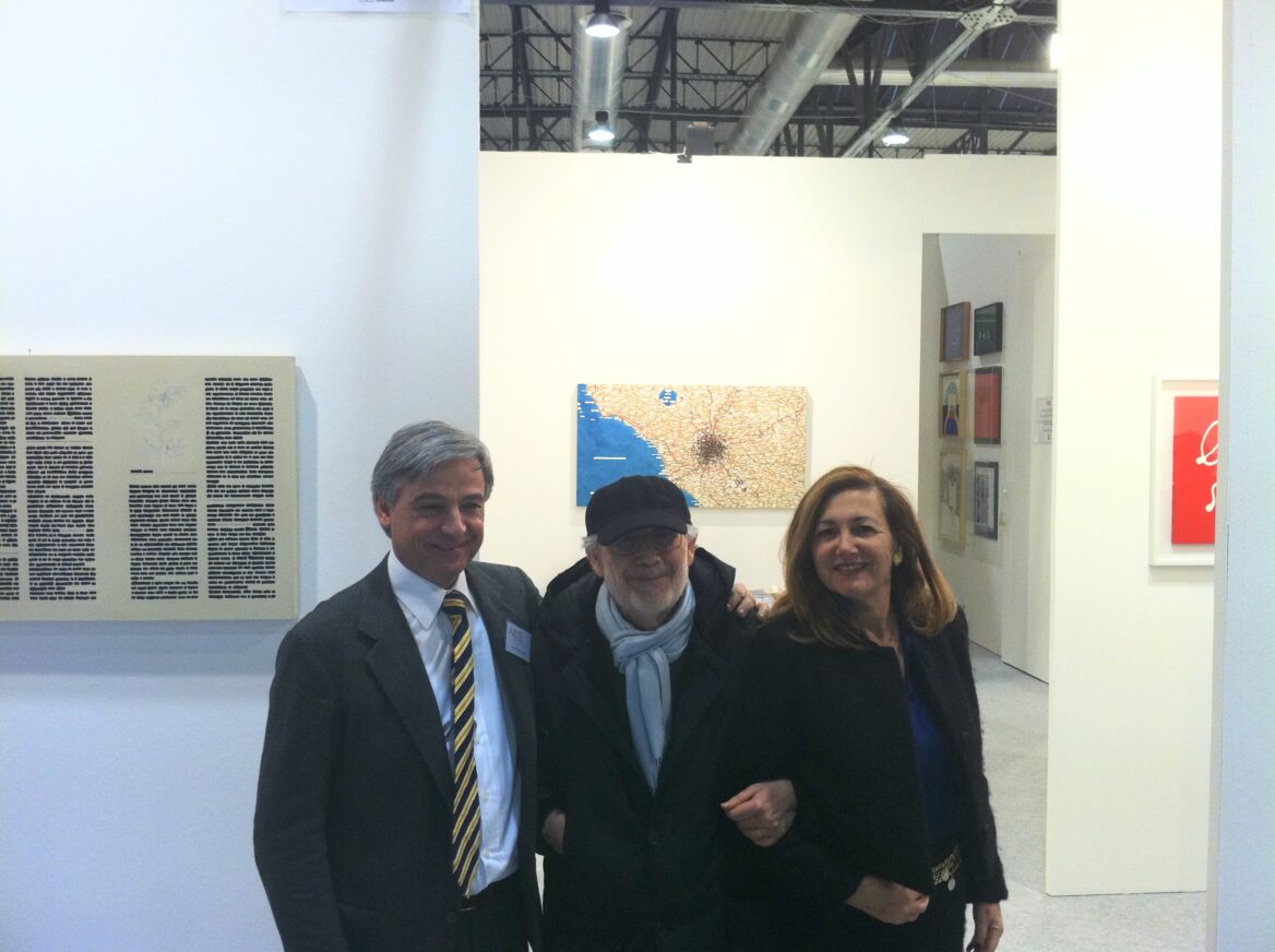 Da destra Armanda Gori Emilio Isgrò ed Aldo Marchi